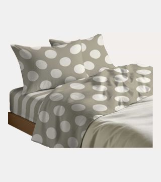 COMPLETO LENZUOLA POIS BEIGE