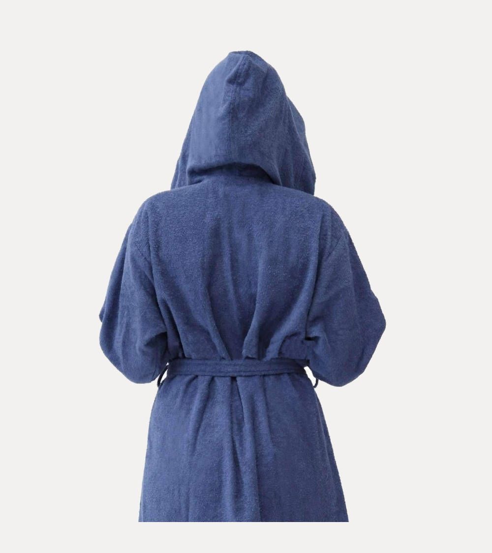 Accappatoio Power Microspugna 100% Cotone - Taglia M, Bianco - Foto 11