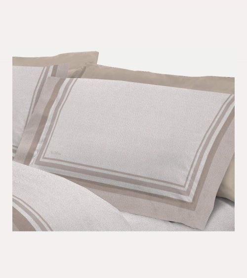 COMPLETO LENZUOLA CUORI APPESI IN FLANELLA Misura Singolo Colore Beige