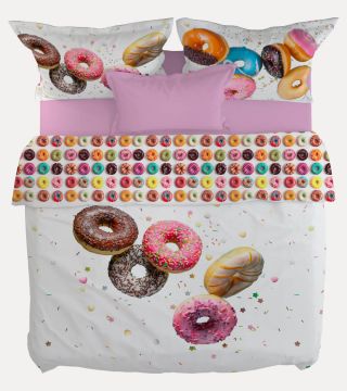 LENZUOLO COPRILETTO DONUTS...