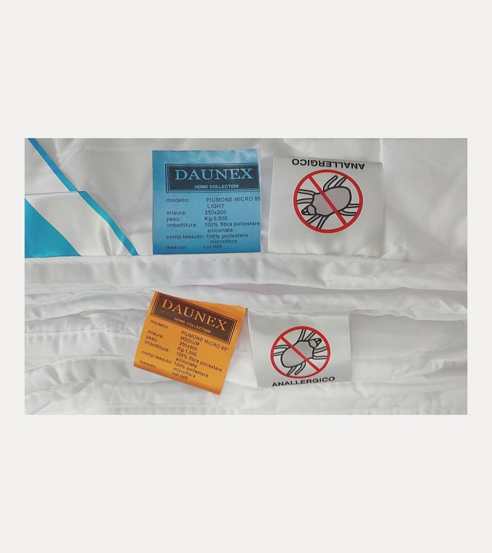 Piumino Daunex Micro 95 Warm - 60x80 Cm, Caldo E Leggero - Foto 8