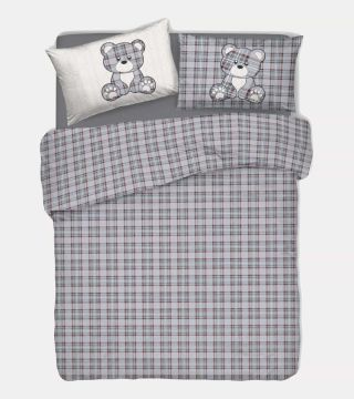 PARURE COPRIPIUMINO TARTAN...