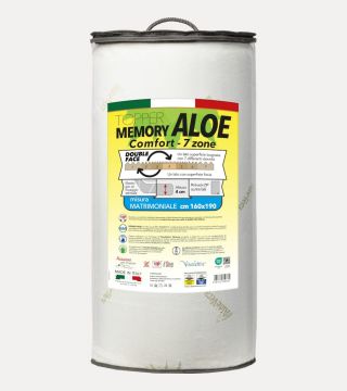 TOPPER MEMORY 7 ZONE - H 4 cm